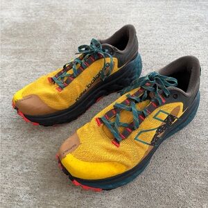 New Balance Fresh Foam X More Trail v2 Harvest Gold Mountain Teal Men’s Size 12